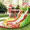 Inflatable Bounce House Jumping Castle with Air Blower, Christmas Santa Clause Play House Inflatable Kids Slide Christmas