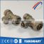 Best CW617N brass pipe chrome-plated tee screw fitting with cheap price