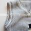 Kids Knitted Vest Pattern Child Sleeveless Sweater V Neck Caollar