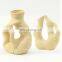 nordic simple decor yellow design home decoration ceramic vase