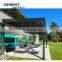 Motorised outdoor gazebo modern aluminium louvre roof bioclimatic pergola for sunshade