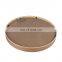 k&B high quality modern luxury round wall mirrors with wood frame for living room
