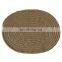 OEM Affordable Bamboo Table Mat Dining Plate Wholesale Natural Round Woven Placemat