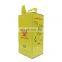 Foldable yellow Safety Luer Slip Tip syringes needle Box For Medical Sharps