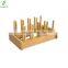 Bamboo Dish Plate Bowl Cup Book Pot Lid Cutting Board Drying Rack Stand Drainer Storage Holder Organizer Kitchen Cabinet
