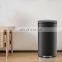 Best seller factory directly supply 50L kitchen black dustbin with pedals and inner bins