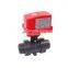 electric pvc threaded valves ac220v ip65 CTF-002 20nm dn40 dn50 motorised pvc valves