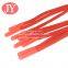 hot selling solid color polyester drawstring with shoestring aglet tips TPU plastic aglet cord
