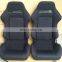 Adjustable cloth Black fabric with single slider Upholstery JBR1035 sports racing  seat
