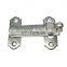 Furniture stamping vertical metal hasp concealed door bolt for lock hardware concealed door bolt