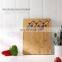 2020 Bamboo Kitchen High Quality  Cutting Board Knives Set Kitchen Chopping blocks