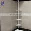 Metal Material Roof To Floor Bathroom Wooden Shelf Cabinet