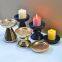 Wholesale Black Column Candle Holder Metal Candlestick Matte Black Candle Holder Home Decorations