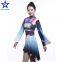 China Factory OEM Cheer Costumes Custom Rhinestones Long Sleeve Cheerleading Uniforms For Women