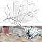 Desktop Clear Acrylic Magazine Rack File Storage Organizer for Books Magazines Publications Binders Envelopes