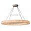 custom made Home Decoration Lighting Elegant Calcite Fixture Hanging Lighting Rivage Round Chandelier