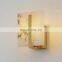 Modern Marble Gold Brass Fancy Wall Light For Bedroom Indoor Wall Sconces Decor Alabaster Wall Lamp