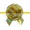 Gold laminated bow holographic ribbon pull bows for decorative/gift packing wedding decoration