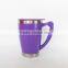 Wholesale stainless steel tea cup with handle and lid