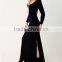 2015 Customized Plus Size Long Sleeve Maxi Dress