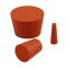 Powder Coating Masking Paint Plug Tapered High Temp Red Silicone Rubber Stopper