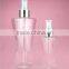 2.5oz 65ml clear unique plastic square bottles for cosmetics