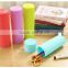 Corrugated colorful travel toothbrush box