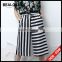 new arrival fashion wholesale suppliers factory price women pants stripe wide leg women ruffle pants