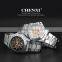 2014 New Fashion Pink Scale Face Rose Gold ,stainless Steel Wtach for Men