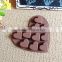 100% FDA silicone heart shape silicone chocolate molds chocolate maker Online selling silicone cake molds