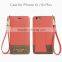Two-Tone Color PU&Suede Case Smartphone for iPhone 6/6plus for Lady/Women/Female