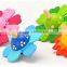 Milk Promotion Toys Flower Spinning Top Wooden Toy for kids