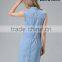 High quality latest design ladies fashion cami pure cotton denim dress 2015