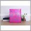 A4 plastic clear bag waterproof string closure document bag file folder lock pocket bag