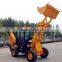 Chinese Made Small Backhoe Loader With Attachments
