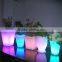 waterproof glowing flower pot bulk led flower pot decoration