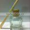 Room diffuser square reed diffuser bottle wholesales with wooden cap and inner plug