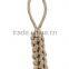 ECO-friendly go green for pets jute-cotton with rope toys handle
