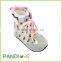Girls pretty silver and pink floral flower shool boots shoes