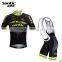 2015 Men short cycling suit in stock, team wear