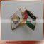 popular and durable metal flag pin badge,football pin badge,Brazil flag pin badge