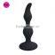 Silicone anal beeds plug with sucker sex toys F020