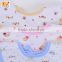 bailixin manufacture Wholesale cotton printed round baby bibs                        
                                                Quality Choice