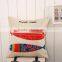 Small MOQ cotton linen canvas 3d digital printed cushion covers