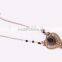 Unique chain Jewelry gold antique Tassels Necklace Fancy Big Heart Pendant Necklace GJ-094