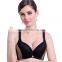 Women's Embroidered Extreme Plunge Bra Deep V Push Up Adjustable Bra