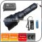 Diving depth 50m magnetically controlled switch power by 18650 battery 5 mode rechargeable led diving torch