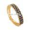2015 new 18k Thick gold bracelet and diamond drop oil bracelet