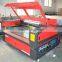 Twin Head Fabric laser cutting machine for Acrylic/MDF/Garment/Shoes