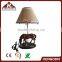 led table lamp on resin basic in the shap of horse